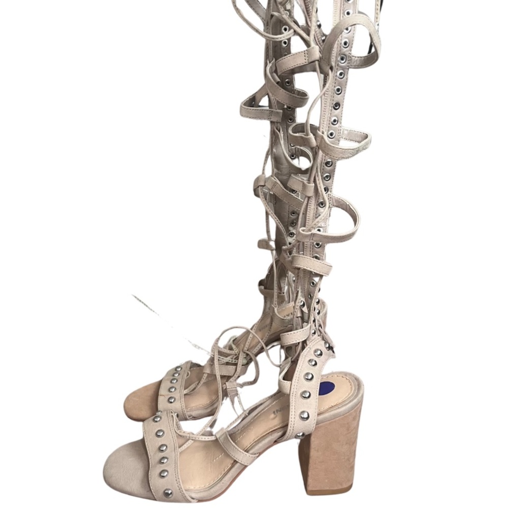 Gianni Bini Nude Gladiator Sandals